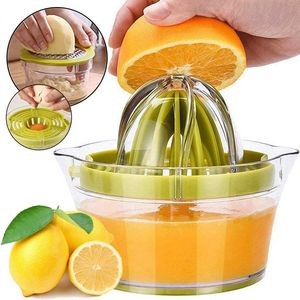Manual Juicer / Fruit Squeezer With 17oz Built-In Strainer Measuring Cup And Grater- AIR PRICE
