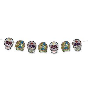 Custom Printed Day of the Dead String Banner