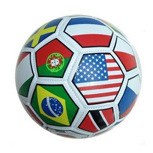 Regular Size Flags Printed Soccer Ball