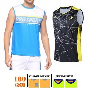 Unisex 180 GSM Poly Cotton Feel Sublimation Soft Tank Top