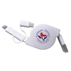 3-IN-1 Retractable USB Cable