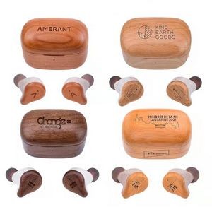 Wooden Bluetooth Earbuds (CAMAS)