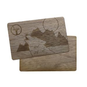 Black Walnut NFC Digital Business Cards Wood Card