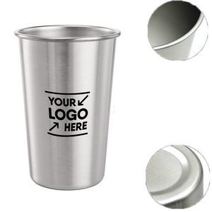 Custom 12oz Stainless Steel Pint Cup - Unbreakable Drinkware