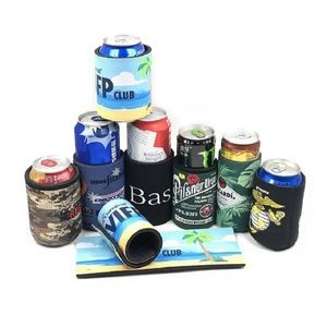Neoprene Beer Beverage Slap Wrap Can Cooler