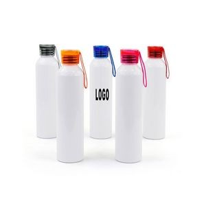 22 oz. Aluminum Water Bottles with Silicone Strap
