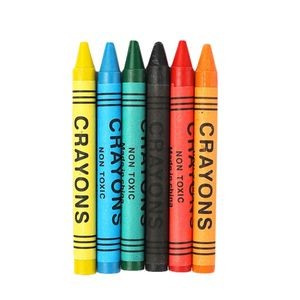Washable 6-Piece Crayon Set