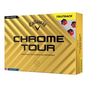 Callaway Chrome Tour TruTrack Golf Balls - Yellow