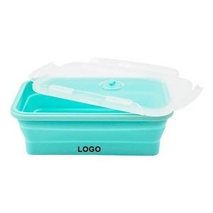 17oz Silicone Collapsible Portable Lunch Box