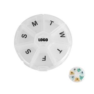 Round Shape Pill Case Tablet Box