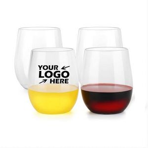 8Oz Plastic Wine Glasses