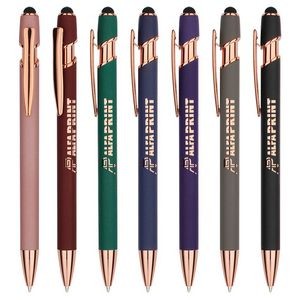 Ombre Rose Gold Soft Touch Metal Pen