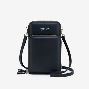 Crossbody Cell Phone Bag , Mini Over Shoulder Handbag Purse with Credit Card Slots