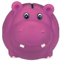 Rubber Basketball Shaped Hippo Dog Toy©