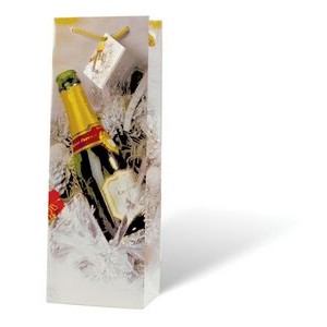 The Holiday Wine Bottle Gift Bag (Champagne Christmas)
