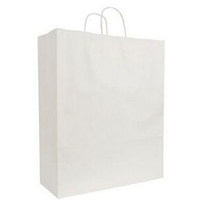 White Kraft Shopping Bag (16"x6"x19.25")