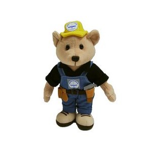 Custom Plush Construction Bear