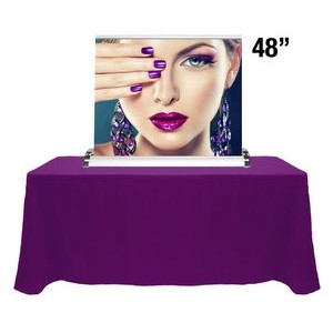 48" Retractable Tabletop Banner Stand