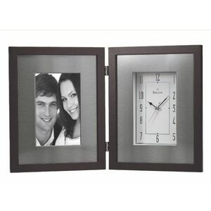 Bulova Winfield Picture Frame & Clock
