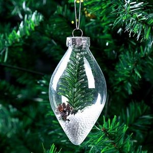 Water Drop-shaped Christmas Ornament