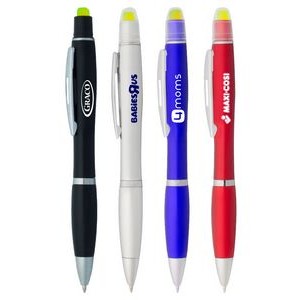 Union Printed - Gel Highlighter Twist Pen with 1-Color Logo