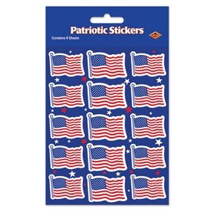Plus Pak U.S. Flag Stickers