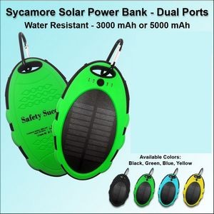Sycamore Solar Power Bank 5000 mAh - Green