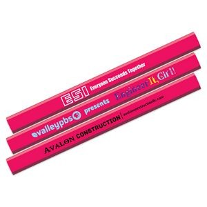 Neon Pink Carpenter Pencils