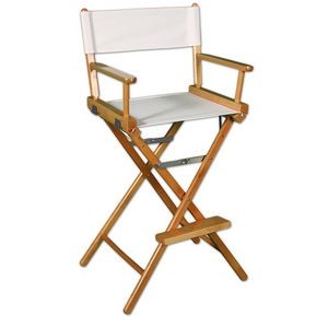 Counter(30"H)Director Chair Frame w/Unprinted Canvas