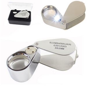 30X LED Illuminated Loupe Magnifier