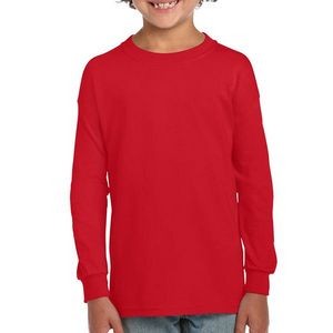 Alstyle Irregular - Alstyle Irregular Youth Long Sleeves Tees - Red -