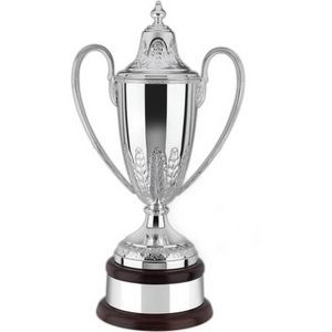 20 1/2" Swatkins Supreme Chased Trophy Award w/Lid