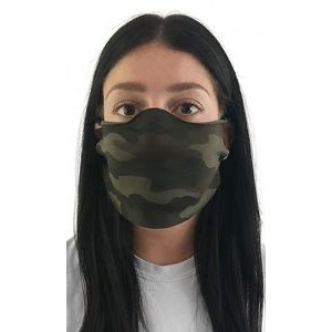 Unisex Camo Jersey Face Mask