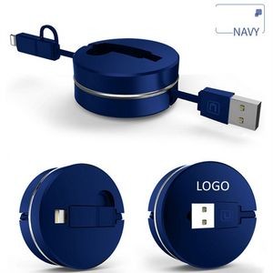 Retractable Sync Charging Cable