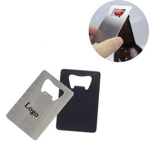 Credit Card-shaped Stainless Steel Bottle Opener