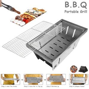 Portable Instant Folding Barbecue Grill