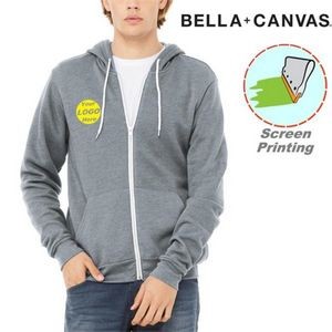 BELLA+CANVAS Unisex Sponge Fleece Full-Zip Hoodie 7 oz.