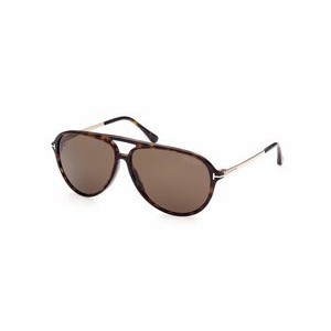 Tom Ford® Dark Havana/Shiny Rose Gold Samson Sunglasses