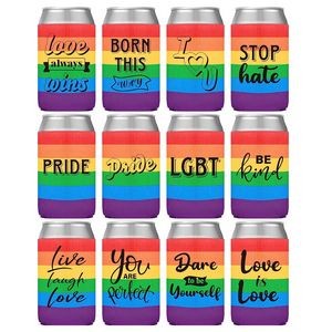 Rainbow Can Cooler Sleeves