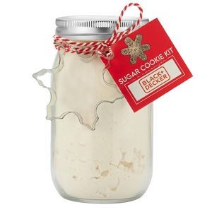 Mason Jar Cookie Kits - Sugar Cookie w/ Snowflake Cookie Cutter