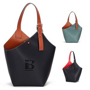 Genuine Leather Large-capacity computer tote bag