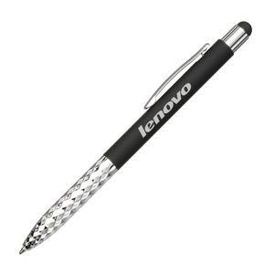 Weston Aluminum Ink Pen w/Chrome Trim - Black