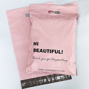 10" x13"Custom Poly mailers with handle