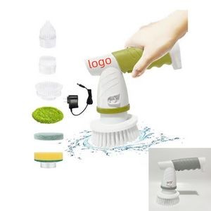 7 Piece Set Cordless Electric Cleaning Brush
