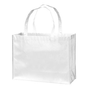 Gloss Laminated Designer Tote Bag (16"x6"x12")