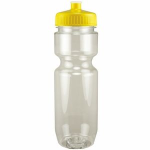 22 Oz Translucent Bike Bottle w/ Push Pull Lid