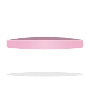Ultra Thin Silicone Wristband (1/4" Wide)