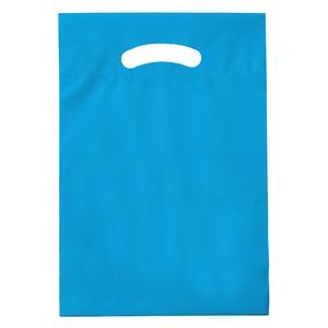 Die Cut Fold-Over Reinforced Plastic Bag (9"x13"x2")