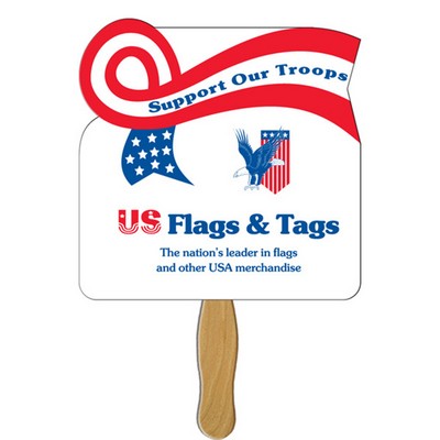Horizontal Ribbon Hand Fan
