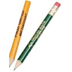 3.5" Round Standard Golf Pencil w/ Eraser